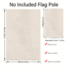 Christmas Winter Garden Yard Flag Banner Snow Decor Double Sided Welcome Flag