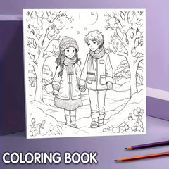 Painting Picture Book 22 Pages Clear Lines Patterns for Holidays - Perfect Gift