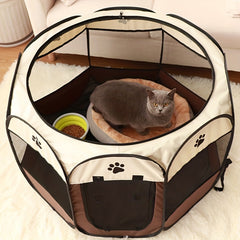 Breathable Mesh Pet Cage For Dogs And Cats Easy Transition Room