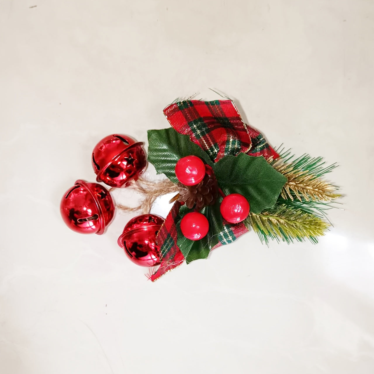 Star Bell Pendant Christmas Tree Hanging Accessories Diy Tree Hanging Bow