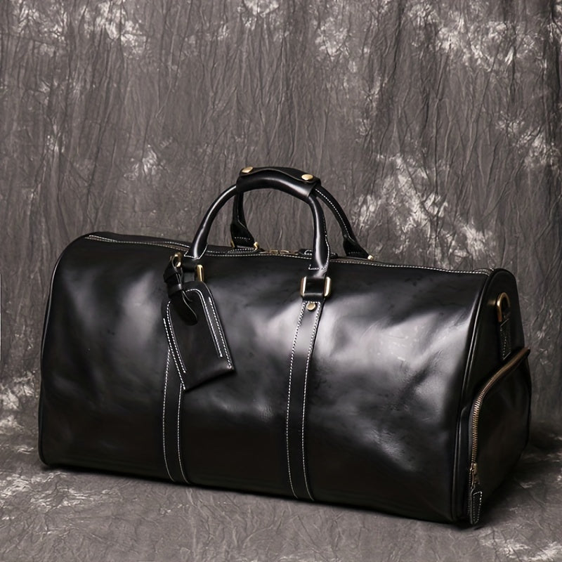 Men's Leather Handbag Vintage American Style Crossbody Bag