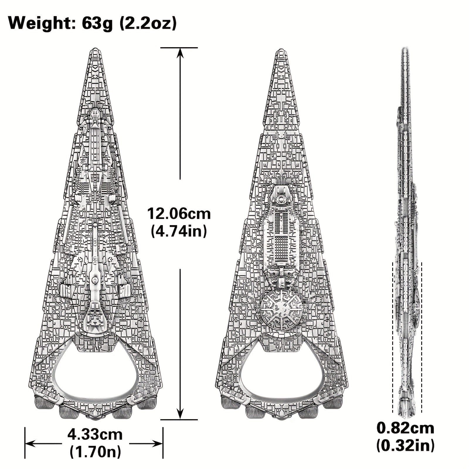 Spaceship Warship Beer Bottle Opener for Space Fans