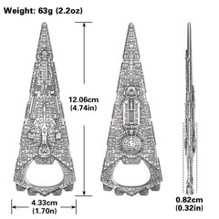Spaceship Warship Beer Bottle Opener for Space Fans