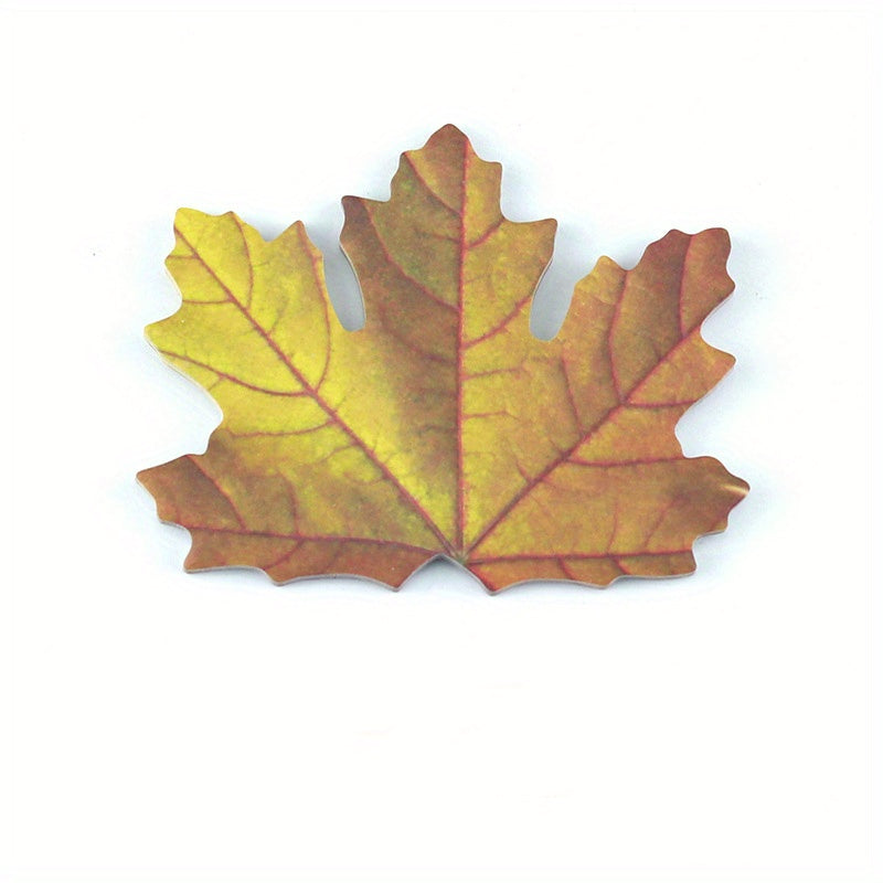 Maple Leaf Sticky Note 25 Sheets Office Student Simulation Leaf Sticky Note