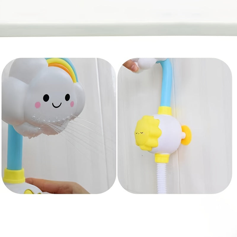 Rainbow Cloud Bath Shower Toy for Kids, Girls, Boys - Birthday Gift