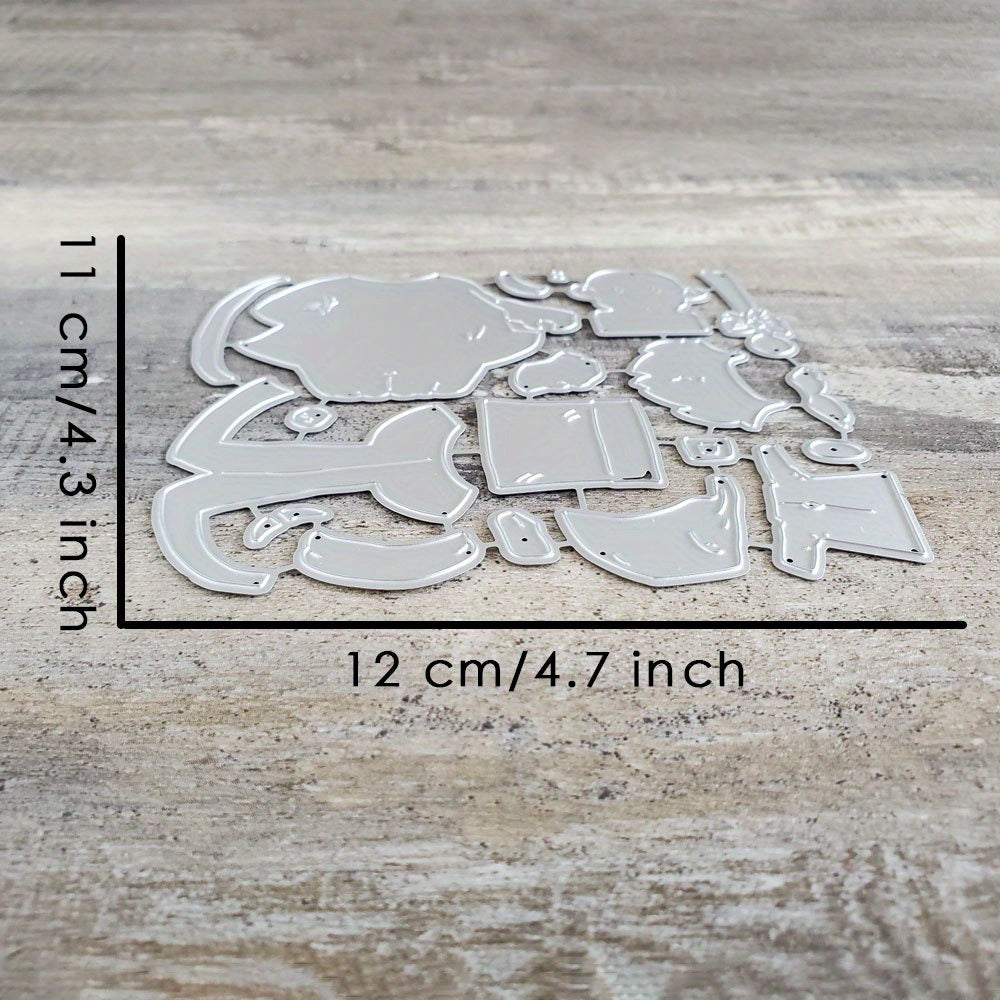 Catlove Santa Claus Gift Christmas Metal Cutting Dies for Card Making