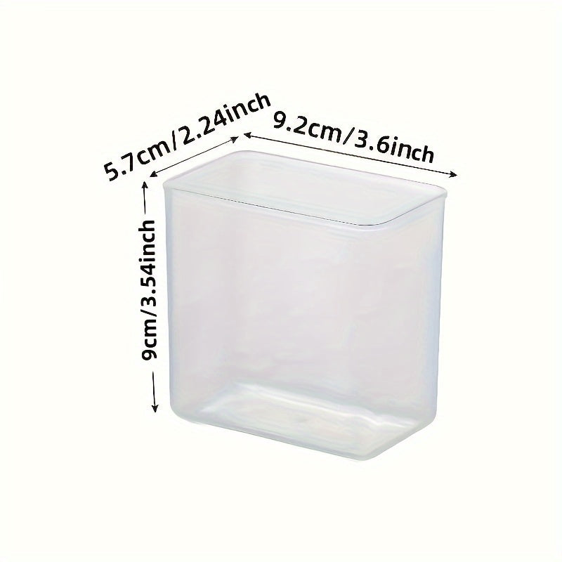 Adhesive Wall Storage Box Small Clear Organizer