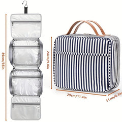 Striped Pattern Storage Hnadbag Portable Cosmetic Bag