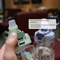 Bouncing Lid Straw Cup 550ml/650ml