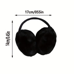 25th Anniversary Women's Plush Winter Earmuffs - Ideal for Students