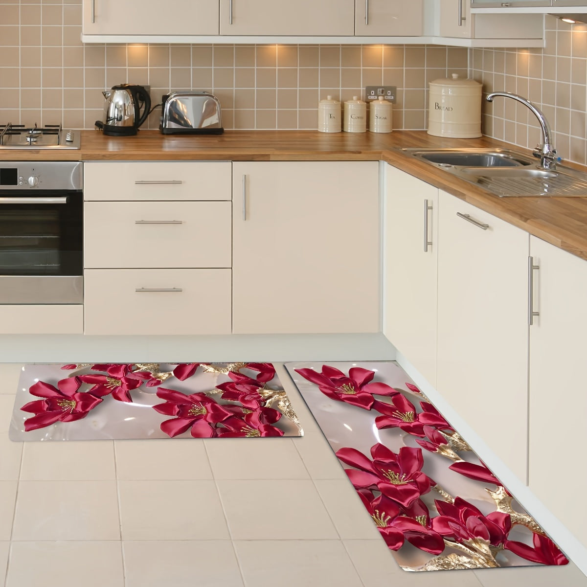 Non Slip Thin Kitchen Carpet Mat for Kitchen Floor