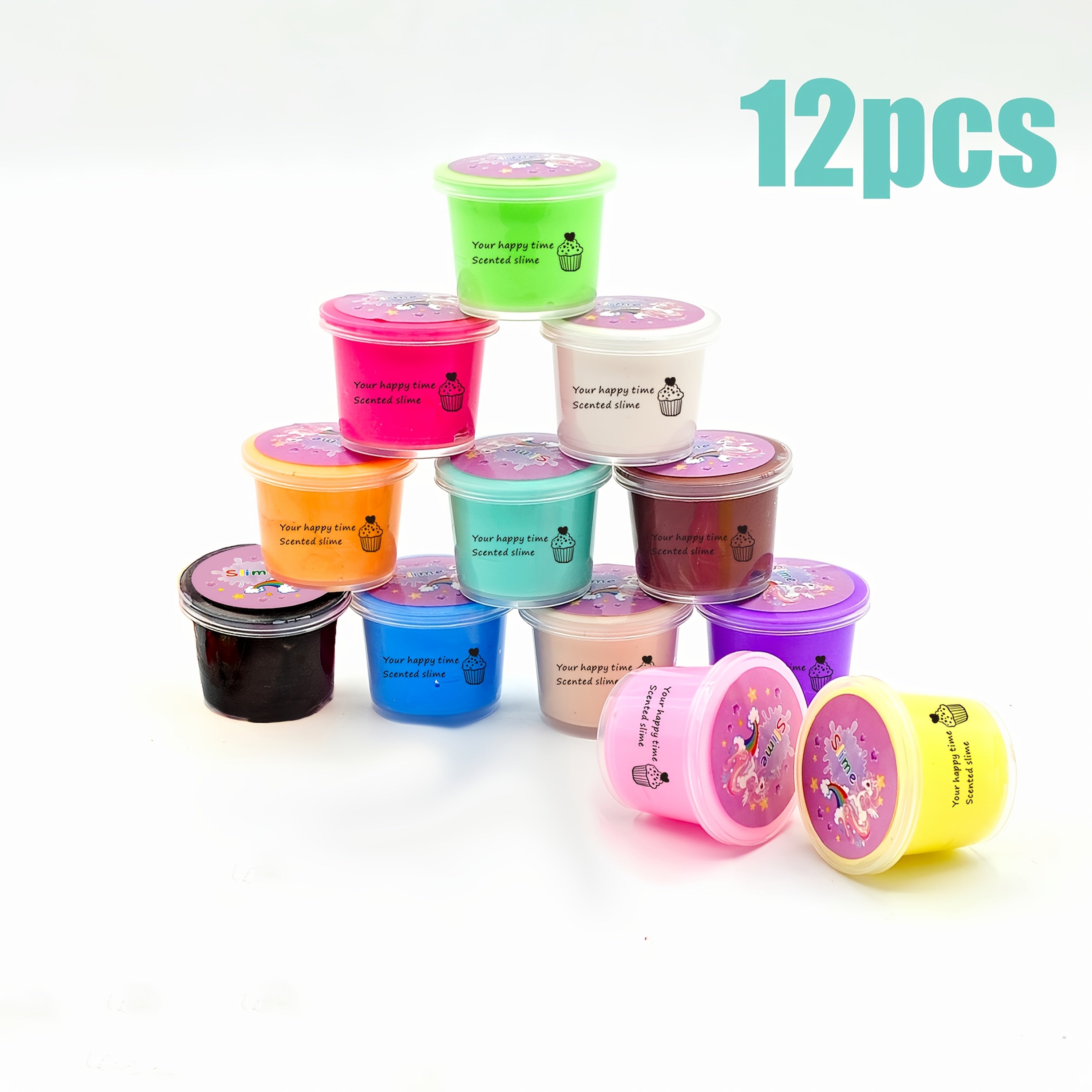 12pcs Mini Butter Slime Kit Party Favors for Kids