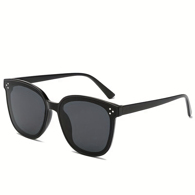 Casual Rivet UV400 Square Sunglasses For Driving