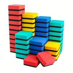 30pcs Magnetic Whiteboard Dry Erase Blackboard Home Office Felt Eraser 5.5x5.5