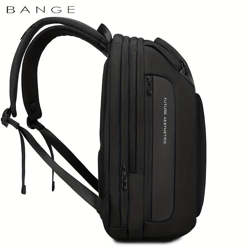 BANGE Business Travel Backpack USB Charging Waterproof Commuter Backpack