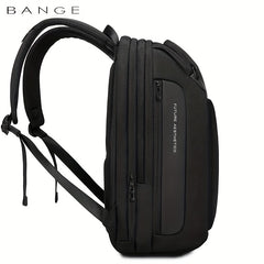 BANGE Business Travel Backpack USB Charging Waterproof Commuter Backpack