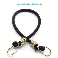 15pcs Heavy Duty Bungee Cords 12in Mini with Hooks - Camping, Cars, Bicycles