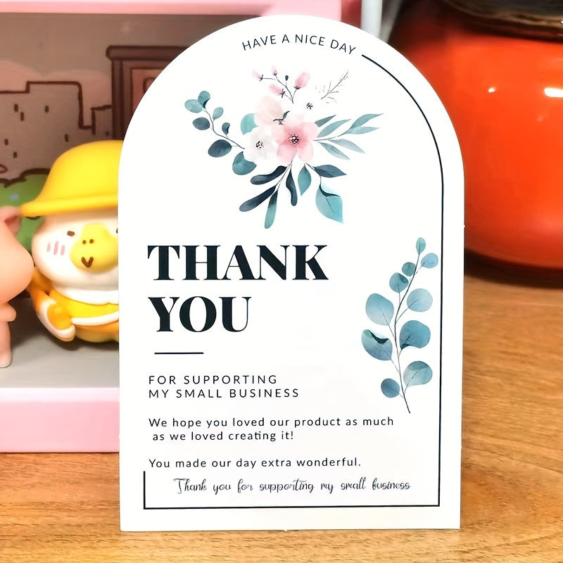 30pcs Small Business Thank You Cards for Retail Shop Inserts