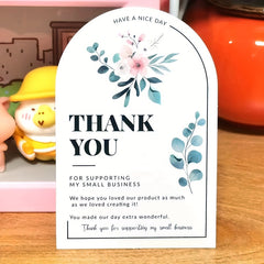 30pcs Small Business Thank You Cards for Retail Shop Inserts