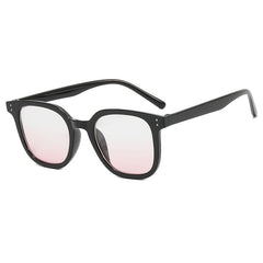 Vintage Oversized Square Sunglasses Stylish Rectangle Eyewear Women