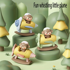 Funny Whistle 3D Airplane Toy for Babies