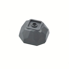 Dark Grey Rock Building Blocks 4x4 Octagonal Giant Stone Scene