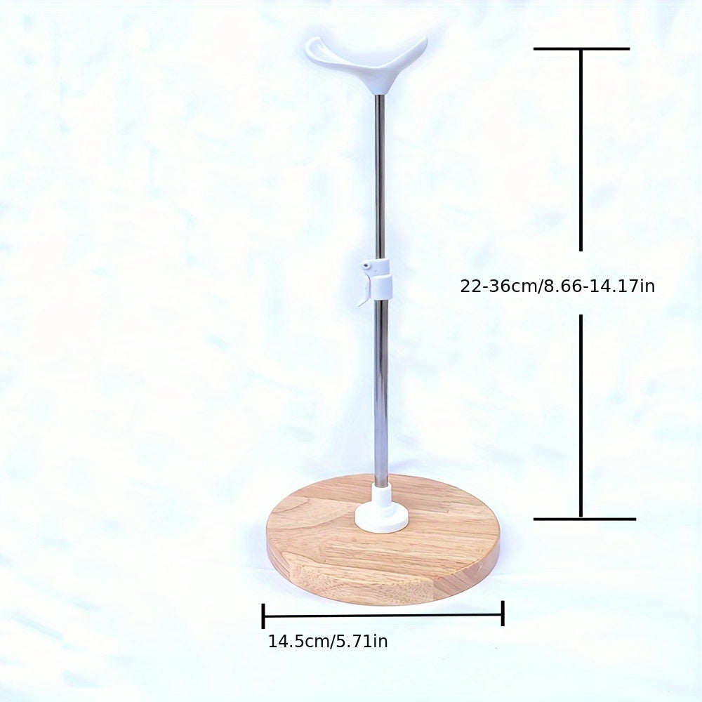 Stainless Steel BJD Doll Stand Doll Support Holder Silvery Gray
