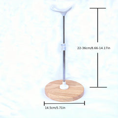 Stainless Steel BJD Doll Stand Doll Support Holder Silvery Gray