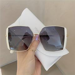 Oversized Square Frame Sunglasses Polarized UV400