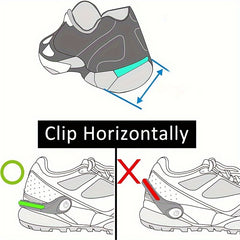 RGB Strobe Shoe Clip Lights Safety Gear for Runners Joggers Bikers