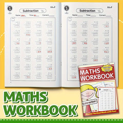 Math Subtraction Workbook Up to 100 Interactive Practice Pages