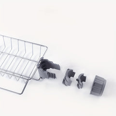 Stainless Steel Faucet Sponge Holder Kitchen Sink Caddy Organizer