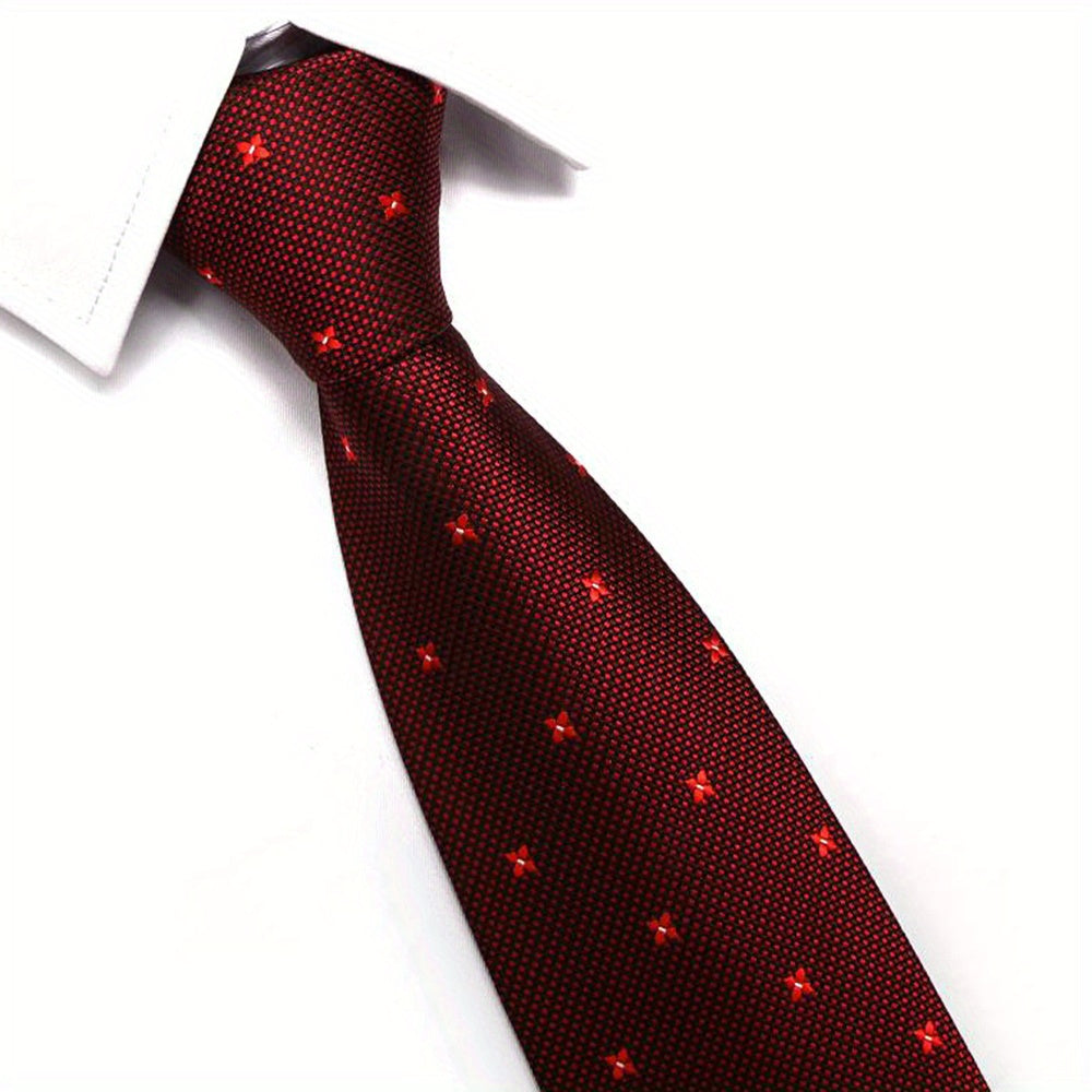 Floral Jacquard Bow Tie 8.0cm - Unique High Business Style Neck Tie