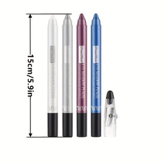 12 Colors Eyeshadow Pen Pearly Shimmer Glitter Waterproof Eyeliner