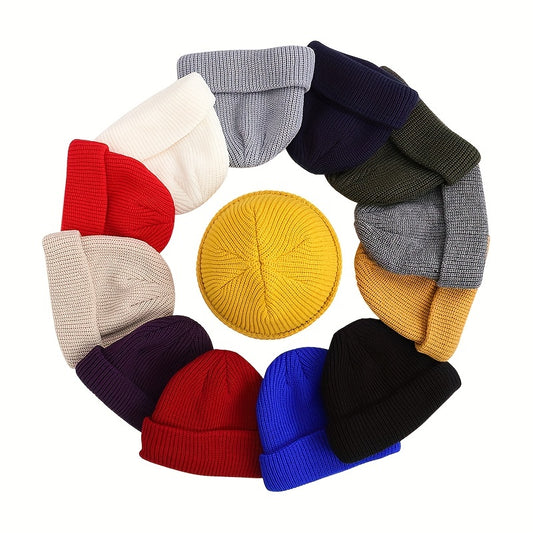 Men's Roll-Up Edge Beanie Watch Hat