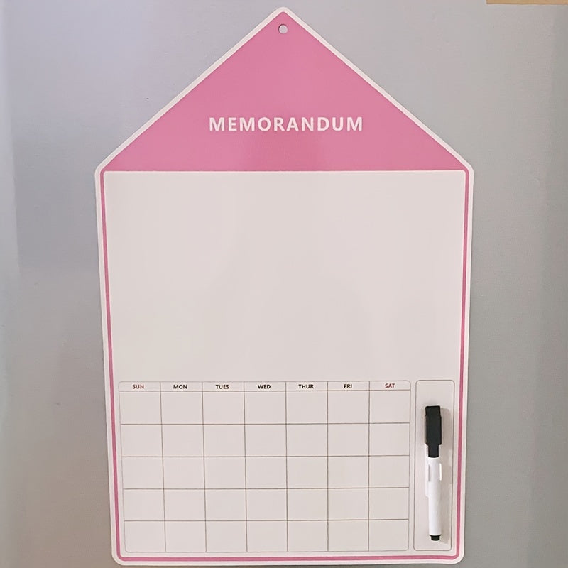 Magnetic Refrigerator Sticker Message Board A3 Weekly Monthly Planner