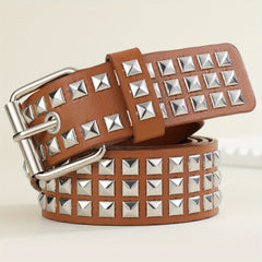 Rivet Pin Buckle Style Belt Punk Belt For Men
