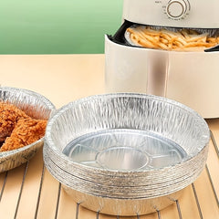 Air Fryer Special Trays Tin Foil Tray Silicone Absorbing Boxes Kitchen Supplies
