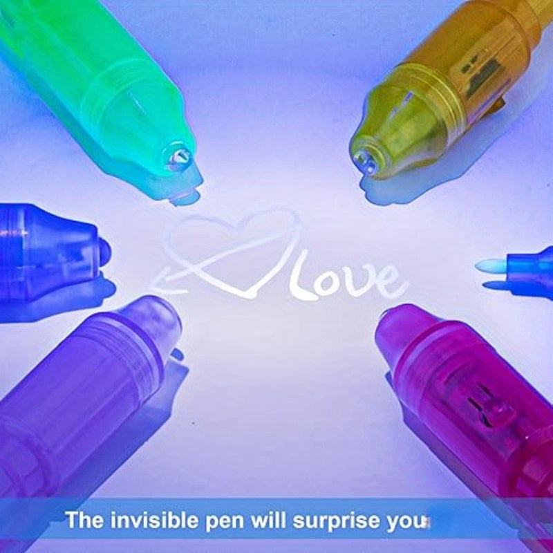 Invisible Pen Detective Game Set with Sticky Notes