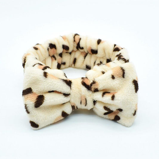 Leopard Plush Headband Hair Accessories