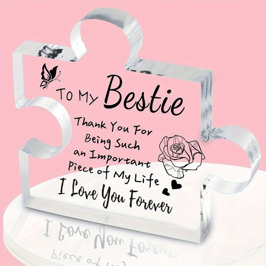 Acrylic Besties Desktop Ornaments - Birthdays Halloween Christmas Gifts