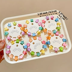 Candy Hair Accessories Pack - Random Solid Grab Clips