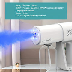 Cordless Handheld Nano Steam Gun Rechargeable Sprayer Sanitizer