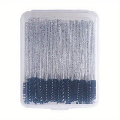 100PCS Crystal Eyelash Brushes Mascara Wands Applicator