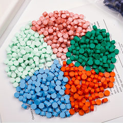 100pcs 35g Wax Sealing Stamps Beads Kit with Storage Bag