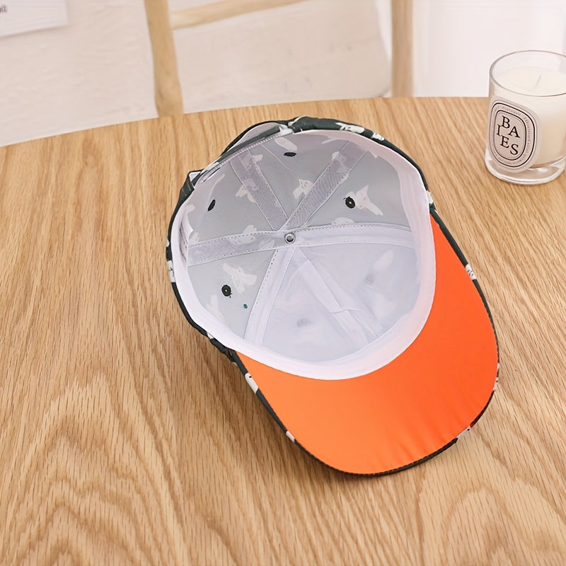 Kids Letter Embroidered Sunshade Baseball Cap