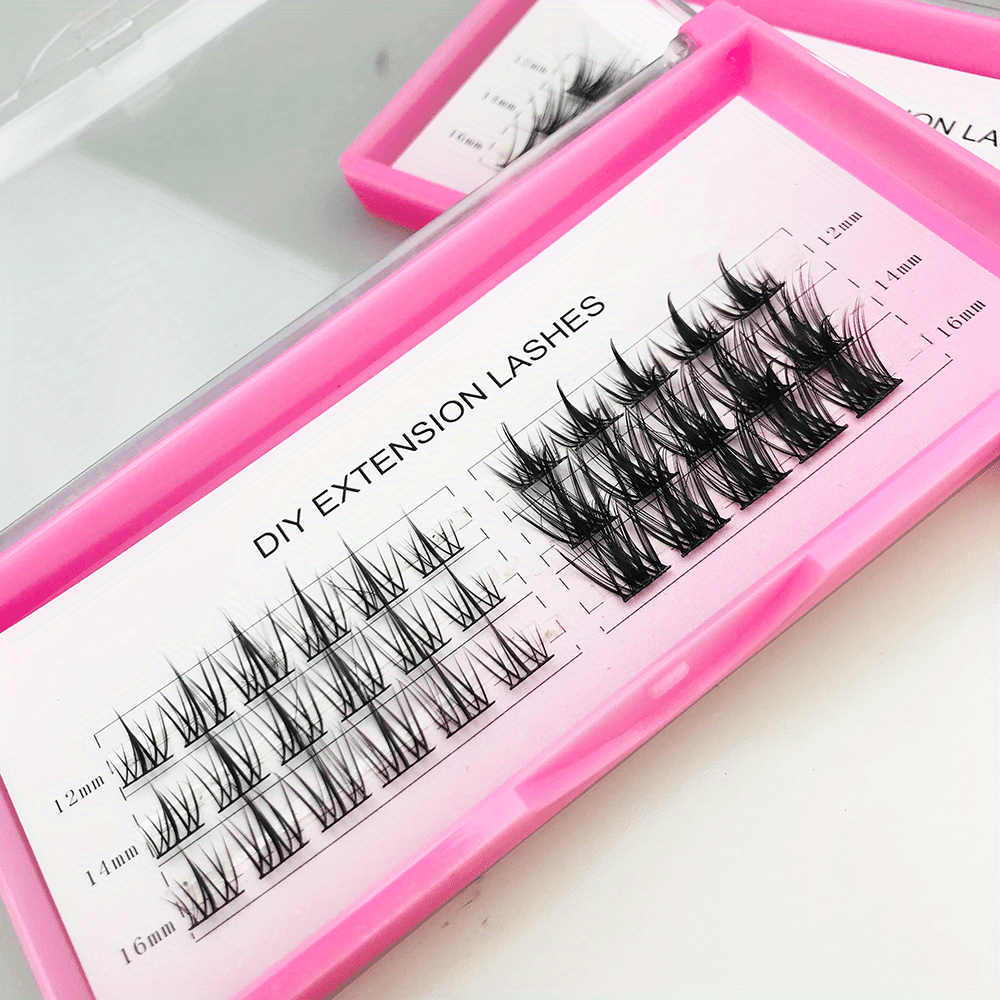 DIY Eyelash Extension Kit with Glue and Applicator