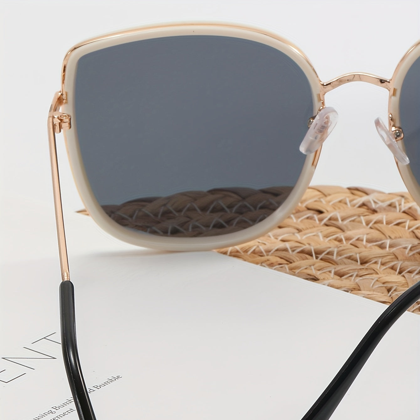 Cat Eye Sunglasses Anti Glare Metal Glasses UV400