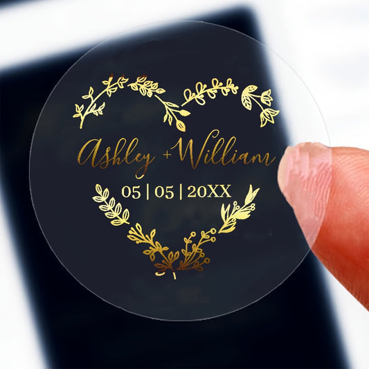 Personalized Gold Initials Vinyl Transfer Paper