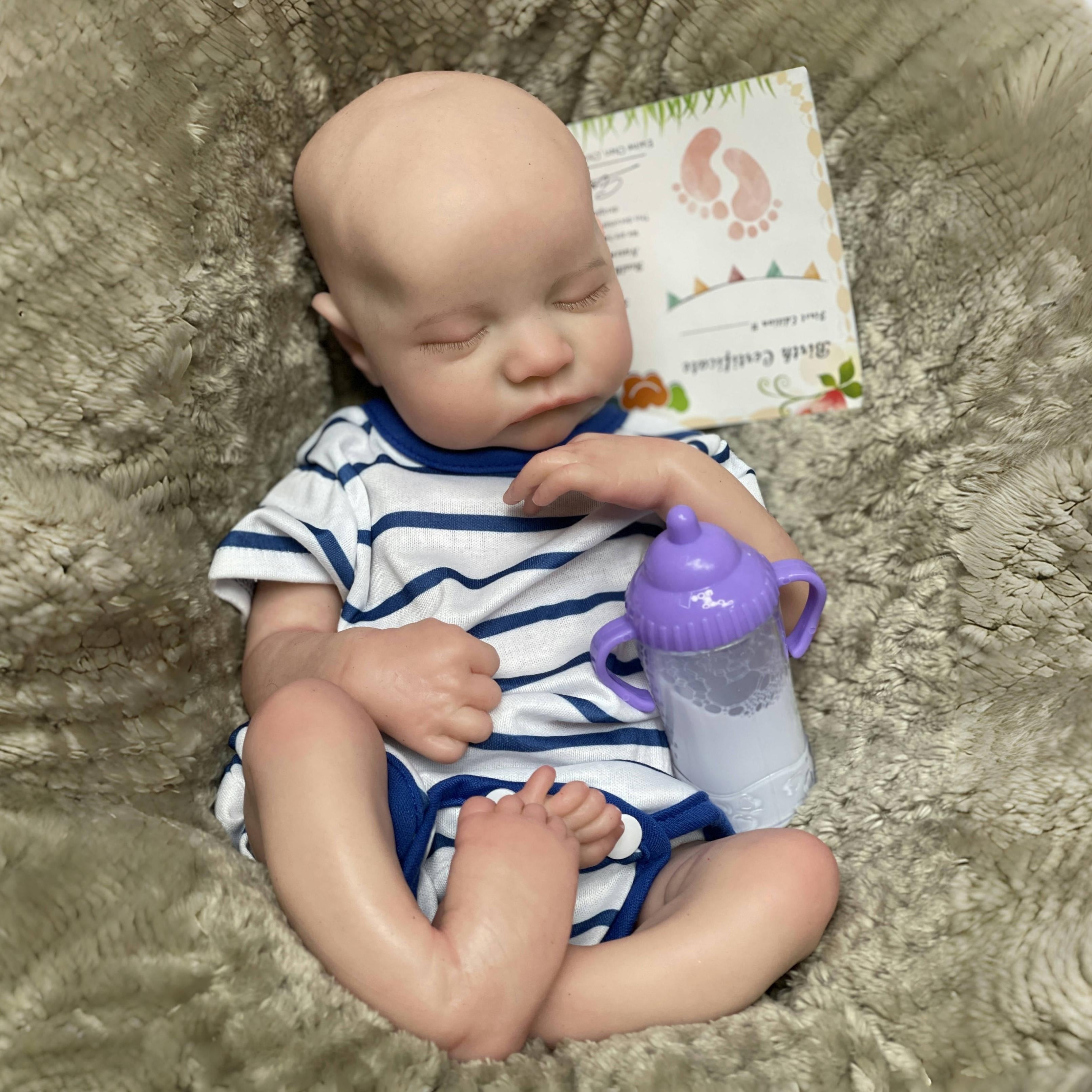 16Inch Open Mouth Levi Boy Reborn Silicone Dolls Soft Full Body
